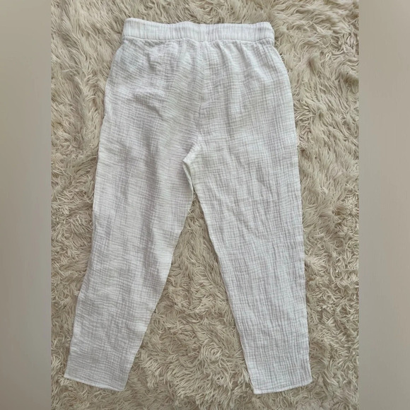 Madewell Lightestspun Beach Cover-Up Pants elastic waist drawstring pocket SZ XS - Picture 8 of 11